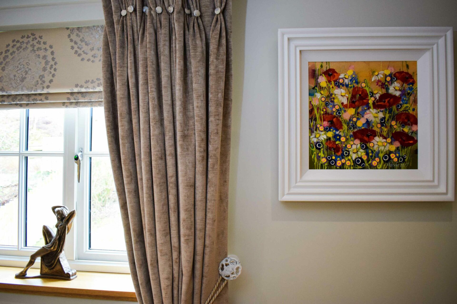 Decorated with beautiful art, our Skyfall Hideaway