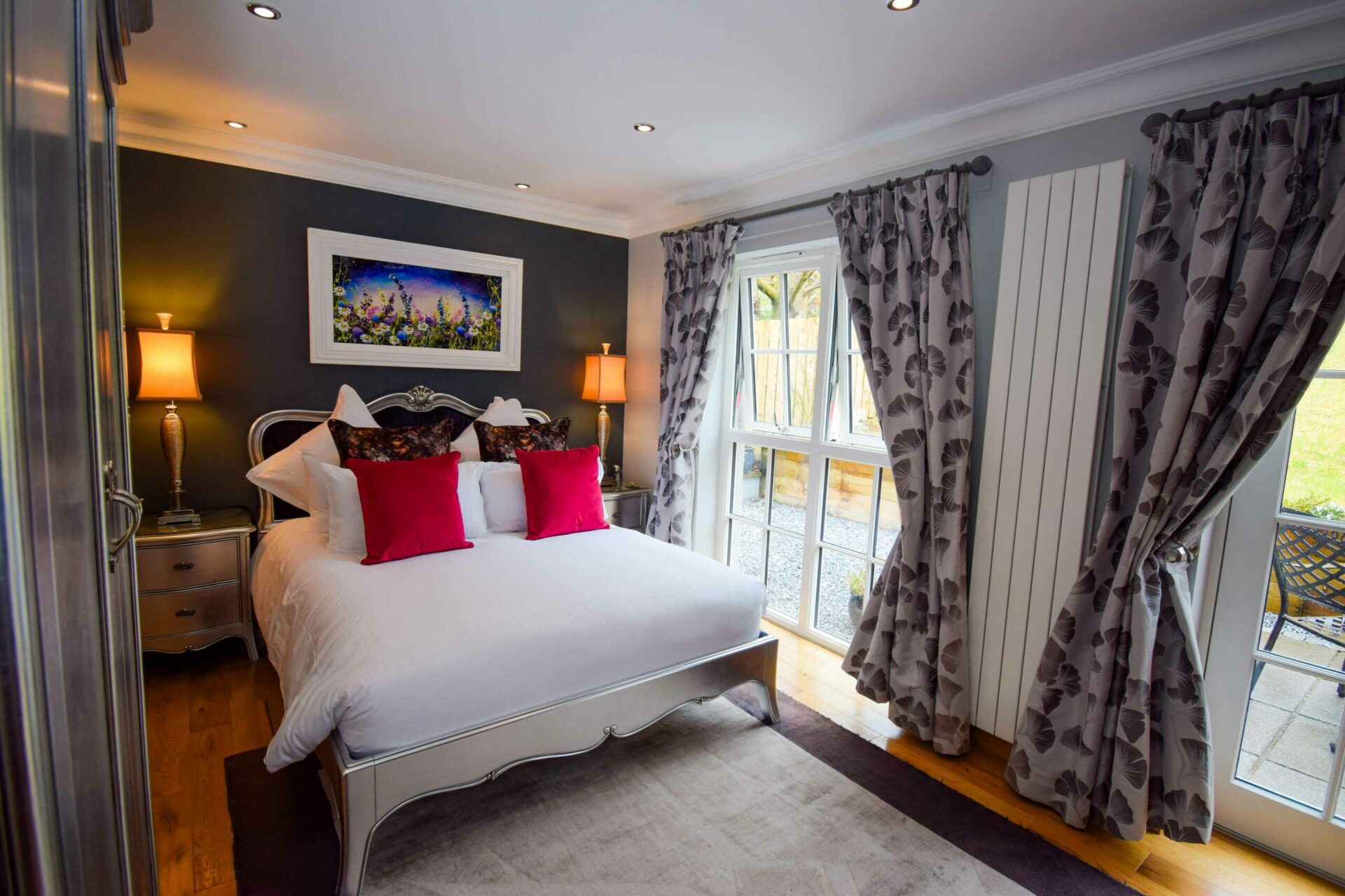 The bedroom in our Outlander Luxury Hideaway, Glencoe