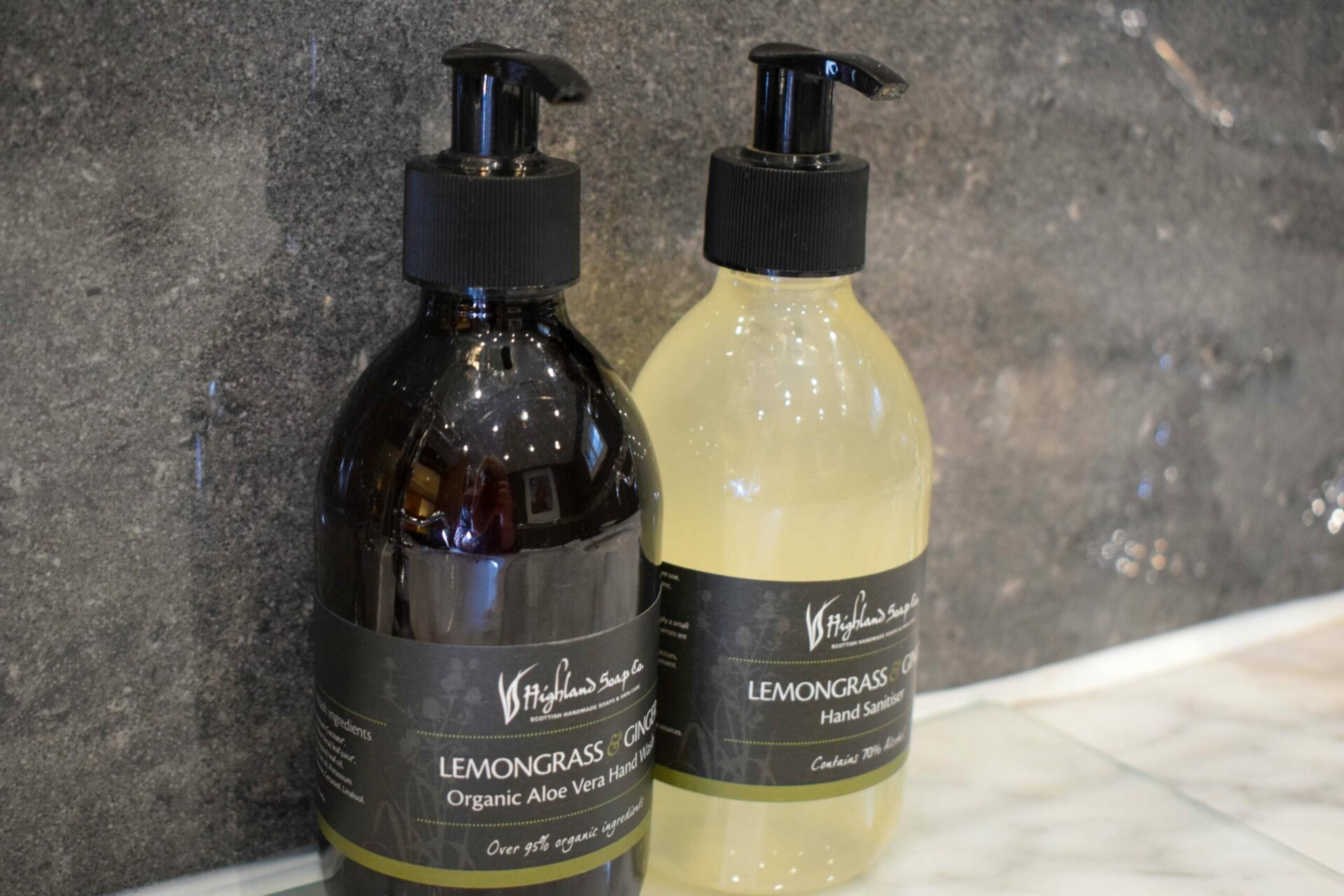 Our Hideaways all feature luxury toiletries from local business Highland Soap Company