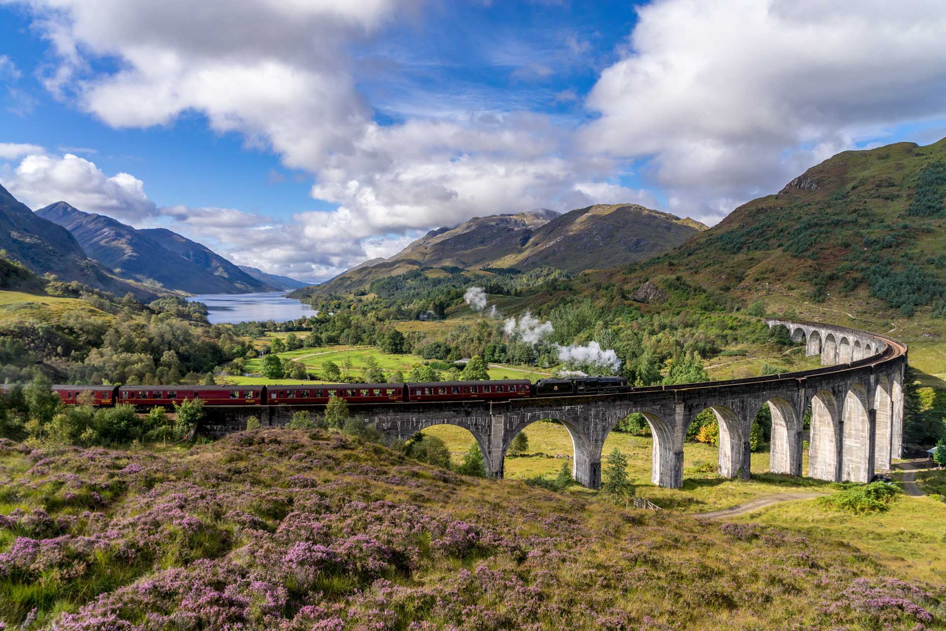 Ride on the Jacobite Steam Train (AKA Hogwarts Express) when you stay at Glencoe Hideaways
